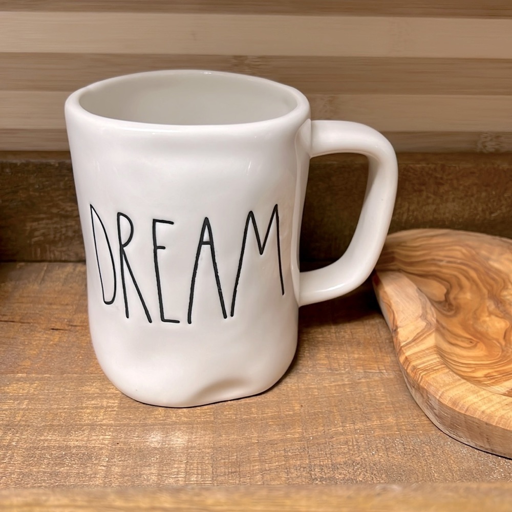 Rae Dunn White “DREAM” Mug